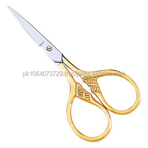 Tijeras profesionales de manicura y bordado de calidad superior, tijeras multiusos con logotipo personalizado y mango dorado de Life Care. - Product Image 1