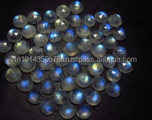 Piedra Lunar azul de arcoíris, piedra lunar azul intermitente, piedra lunar azul, piedra lunar azul africana, piedras preciosas sueltas para joyería - Product Image 4