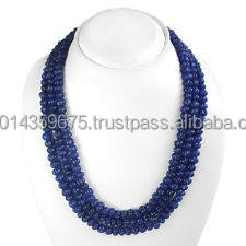 
 
 
 Collar de Cuentas de Tanzanita Azul Natural de Coszcalt Exports, Venta al por Mayor |   Valoración de Terceros |   Gema Redonda de Origen Indio - Product Image 4