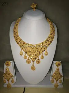 2 gramm gold überzogene schmuck set