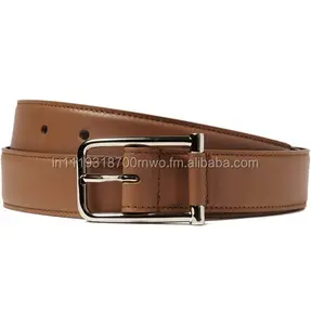 High Quality 100% Genuine Leather Belts for men customized handmade men's fashion leather casual belt bulk order accepted