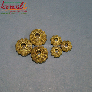 수제 황동 와이어 금속 갤러리 비즈 - Product Image 6
