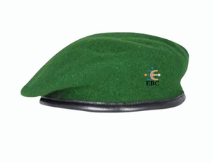 Chapeaux béret MP rouge en pure laine de qualité authentique Nouveau chapeau de mode pour la sécurité Béret en feutre de laine Hommes Femmes Uniforme Casquette d'entraînement - Product Image 6