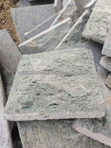 PEDRAS VERDE WC003 Azulejos de revestimiento de paredes de pizarra verde Superficie pulida con resistencia a la erosión antiácida - Product Image 1