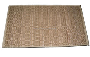 Classic Bamboo Eco-Friendly Handmade 6-Piece Dining Mat & <b>Placemats</b> Set (<b>Cream</b>) - Product Image 3