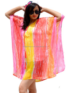 TOP KAFTAN TIE-DYE ROSA Y AMARILLO - Product Image 4