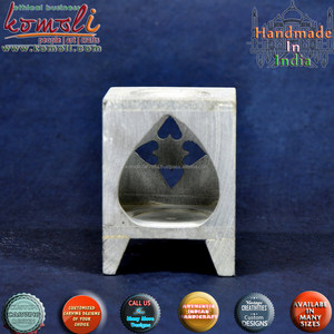 Difusor de quemador de aceite de Vela decorativa, piedra de jabón tallada a mano, artesanal - Product Image 5