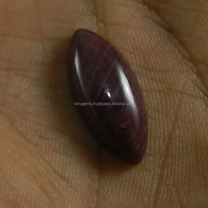 Gemas sueltas de rubí Natural, cabujones de marquesa de 23x11mm, 3,01 gms - Product Image 3