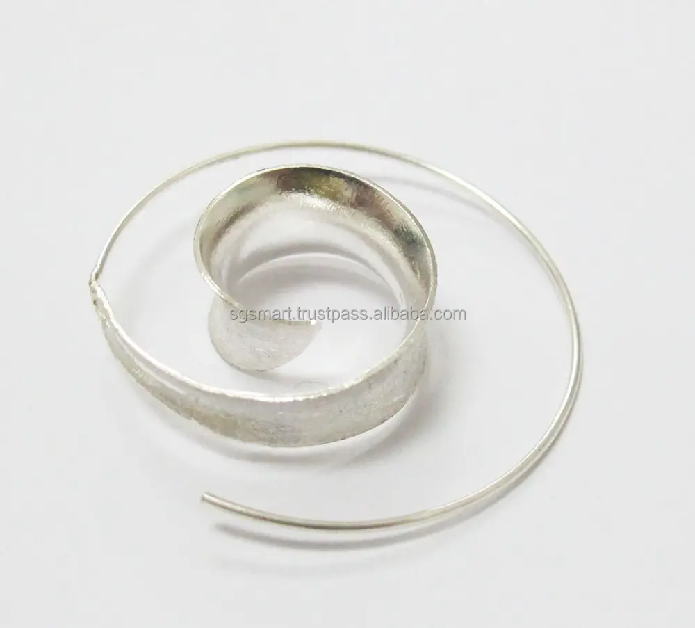 Silver 925 Earring Wire Design Jewelry Wholesale Factory Thailand