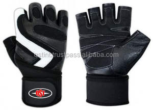 Gants de gymnastique professionnels demi-doigt Gants de sport respirants en cuir Poignée épaisse Logo personnalisé Accessoire d'haltérophilie - Product Image 6