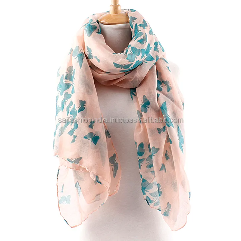 silk chiffon scarf custom design color cotton Scarves for women stylist For Women men pashmina head scarfs shawl