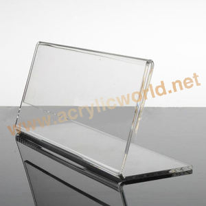 Soporte acrílico para tarjeta de menú, soporte para señal de menú, tienda de acrílico - Product Image 5