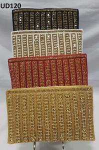 UD119 Robe de soirée indienne demi-lune SAFFIANO, tissu ethnique traditionnel fait main, broderie, créateur exclusif, fête, shopping - Product Image 2