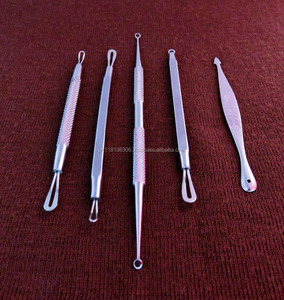 เครื่องมือแยกสิวหัวดำหัวขาวหลายรูอุปกรณ์กำจัดสิวสิวบนใบหน้าสิวสเตนเลสสตีล - Product Image 5