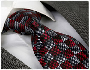 Corbata Roja y Negra, Corbata de Moda, Cadenas de Suministro Ágiles - Product Image 1