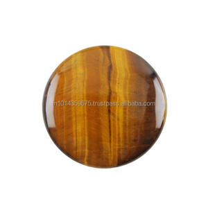 Cabujones redondos de ojo de Tigre, cristales sueltos, piedras curativas, piedras preciosas naturales calibradas - Product Image 1