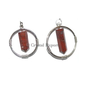 Red Jasper Gemstone Pendant - Product Image 1