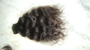 Extensiones de cabello humano indio de alta calidad Onda natural sin procesar Onda profunda suelta Estilos de tejido de rizo italiano - Product Image 5