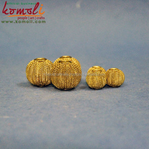 수제 황동 와이어 금속 갤러리 비즈 - Product Image 2
