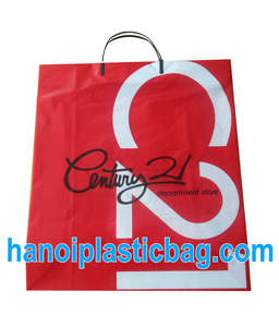 High quality Rigid Handle Plastic Bag With Nice Printing - Product Image 3
