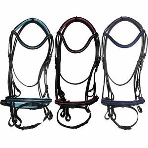 Bridon en cuir de cheval - Marque OEM/ODM Modèle AILB55 Toutes les couleurs disponibles Tailles Full/Cob/ - Product Image 4