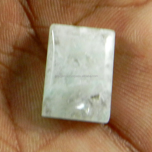 Gms-GEMA de cuarzo verde craquelado, cabujones rectangulares de 13x17mm, joyería, 2,15 - Product Image 5