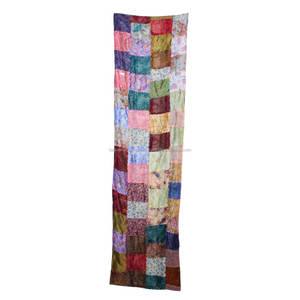 Vintage Silk Saree Patch Work <b>Scarves</b> Stole for Girls SC0605 Patch Work <b>Scarves</b> Stole Hijab Sari Patches <b>Scarf</b> Colorful - Product Image 2