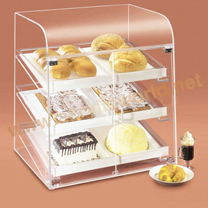 ชั้นวางอาหารอะคริลิค/ถาดอาหาร/ถาดขนมปัง-2ชั้น - Product Image 6