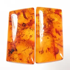 Echte Baltische Amber Peer Cabochon Losse Kralen Edelsteen Exporteur