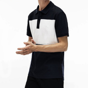 T-shirt pour homme, coupe classique, formel et décontracté, tissu tissé 100% coton, logo personnalisé brodé, séchage rapide et respirant - Product Image 4