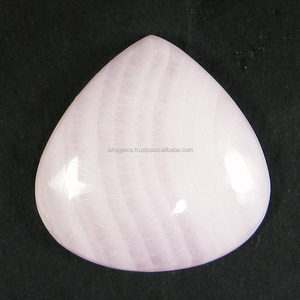 ธรรมชาติสีชมพู Aragonite หัวใจ Cabochon 24มิลลิเมตรพลอยหลวมสำหรับเครื่องประดับ IG0695 - Product Image 2