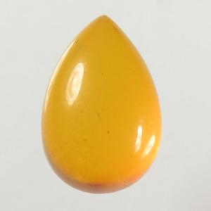 Prensado de ámbar del Báltico pera cabujón suelto de piedras preciosas en bruto - Product Image 1
