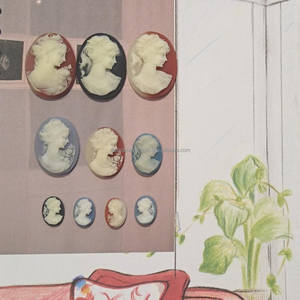 Perles de lucite japonaises de haute qualité faites à la main différentes couleurs en plastique décalcomanie perles ornementales pour la fabrication de bijoux perles en vrac - Product Image 5