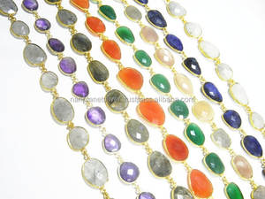 Pierres précieuses Continue Chaîne de Connecteur de Lunette - Product Image 1