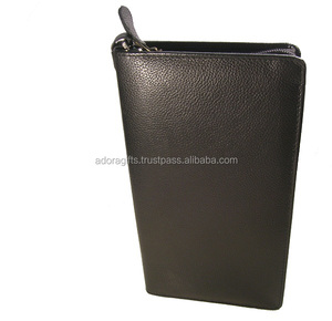 Cartera de viaje de cuero, porta documentos de viaje, organizador de viaje - Product Image 2