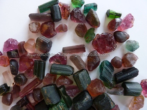 
 
 
 Tourmaline multicolore naturelle, quartz brut non poli, pierres précieuses en vrac pour le polissage et l'artisanat - Vente en gros Inde, certifié CE tiers - Product Image 3