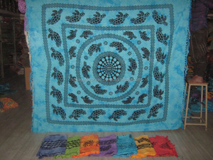 Haute vente complexe marron Ombre Floral Mandala Design Queen Size couvre-lit indien tapisserie tissée à séchage rapide pour l'utilisation de l'hôtel Spa - Product Image 5