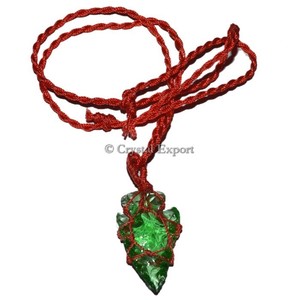 จี้ห้อยรูปหัวลูกศรธีมสีเขียวเงินประดับด้วยอาเกตสำหรับวันครบรอบ - Product Image 1