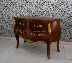 Meuble de salon intérieur en bois massif d'acajou de Bombay, Indonésie - Product Image 2