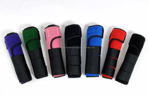 Bottes de protection pour les jambes de cheval SHEMAX EQUINE SPORT MEDICINE, pour le saut d'obstacles, avec soutien et brossage - Product Image 2