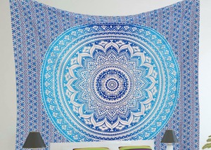 Bohème Mandala Tapisserie Imprimé Ombre Hippy Tapisseries Tenture Ethnique Art Couverture pour Plage Pique-Nique Décoratif Décoration Murale - Product Image 2