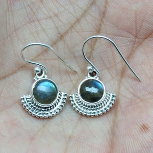 Labradorite bleue, pendentif en argent Sterling 925, Design en argent 2018, bijoux de créateur en argent, vente en gros - Product Image 5