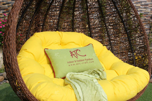 Hamac à œufs en rotin synthétique, mobilier de jardin moderne, haute qualité, nouveau design - Product Image 3