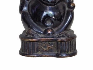 Ganesha-estatua de latón de bronce antiguo indio, hecho a mano, Dios indio, Ganesha - Product Image 3