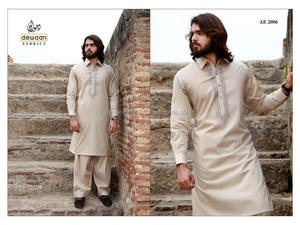 เสื้อผ้าปักลายสำหรับผู้ชาย salwar kameez แบบดั้งเดิมของอินเดียและปากีสถาน - Product Image 2