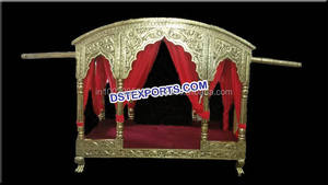 Doli-cisne de madera para boda, Doli, pavo real, Rajasthani - Product Image 4