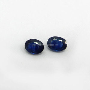 Haute qualité 0.97 Cts 5X7mm naturel bleu saphir Nano pierre précieuse ovale coupe pierre précieuse en vrac catégorie de produit IG3697 - Product Image 1