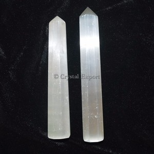 หินควอตซ์ใสธรรมชาติหินรูปตึกหินบำบัดพีระมิดจาก gujarat - Product Image 4