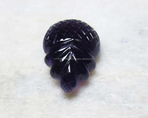 Piedra preciosa de amatista púrpura suelta de alta calidad, fabricación de joyas naturales en forma de pera para mujeres directamente del proveedor - Product Image 1