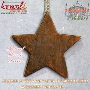 Recorte de madera para manualidades navideñas, adornos planos de Navidad en 3D - Product Image 6